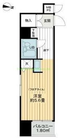 ライオンズマンション三鷹第８の物件間取画像